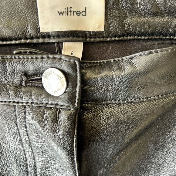 Wilfred The Melina Kick Flare Faux Leather Pant - Picture 8 of 8